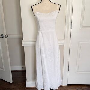 Wilfred by Aritzia white linen dress